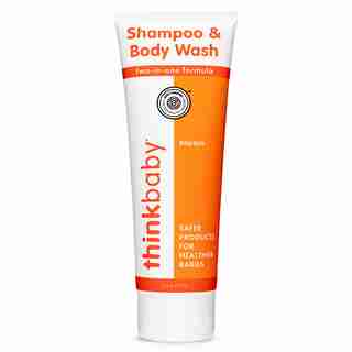 Thinkbaby Shampoo & Body Wash, Papaya (8oz)