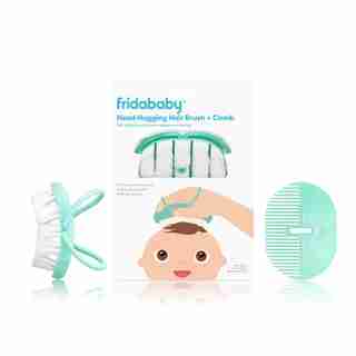 Fridababy Infant Head-Hugging Hairbrush + Styling Comb Set
