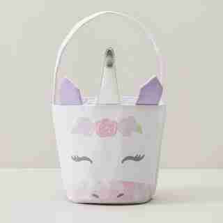 Oliver Smith & Co. UNICORN CANVAS EASTER TOTE