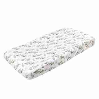 Copper Pearl Diaper Changing Pad Cover- Fern
