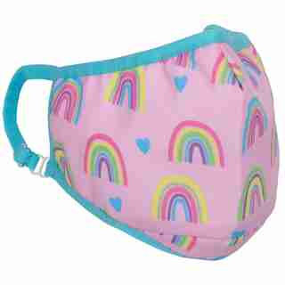 Iscream Kids Non-Medical Face Mask Rainbow & Hearts
