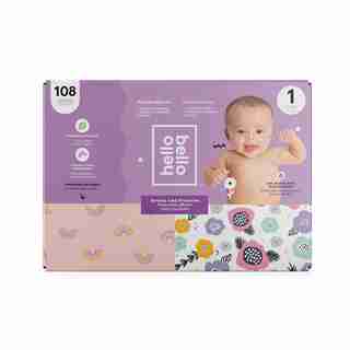 Hello Bello Club Diapers - Pink Rainbows / Spring Blooms - Size 1