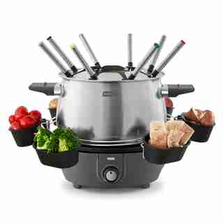 Dash Deluxe Fondue Maker Grey