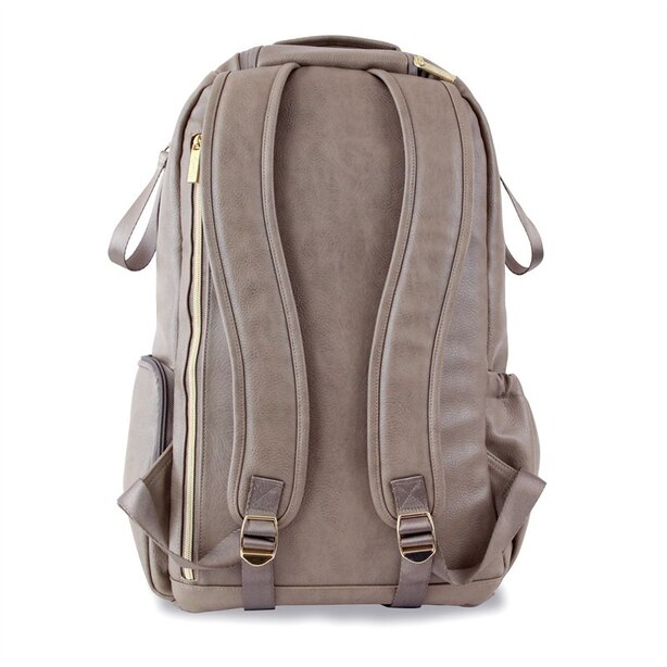 Itzy Ritzy Diaper Bag Backpack Large Capacity Boss Backpack Taupe Herringbone 114 99 Picclick