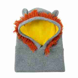 Zoocchini Winter Knit Balaclava Hat - Leo the Lion Baby 6-12 months