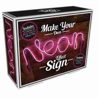 DIY Neon Sign - Pink