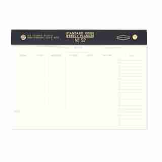 WEEKLY DESK PLANNER STANDARD ISSUE