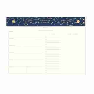 WEEKLY DESK PLANNER CONSTELLATIONS