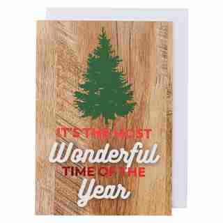 Holiday Boxed Cards Most Wonderful Time Tree