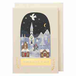 Holiday Boxed Cards Christmas Globe