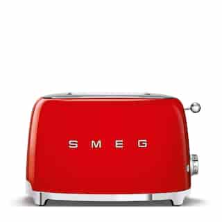 SMEG 2 SLICE TOASTER RED