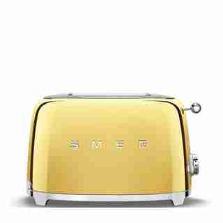 SMEG 2 SLICE TOASTER GOLD LIMITED EDITION