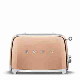 SMEG 2 SLICE TOASTER ROSE GOLD LIMITED EDITION