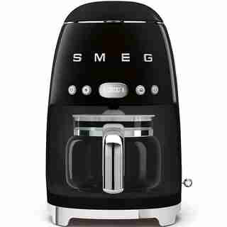 SMEG 10-CUP COFFEEMAKER BLACK