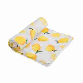 Little Unicorn 100% Cotton Muslin Swaddle Single - Lemon
