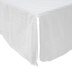 crib skirt white