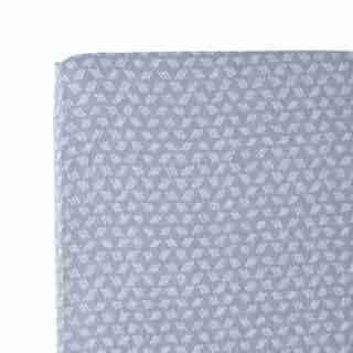 Little Unicorn Cotton Muslin Crib Sheet - Blue Grass