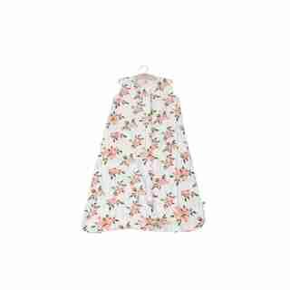 Little Unicorn Sleep Bag 100% Cotton Muslin 1.1 TOG Watercolour Roses Extra Large 18 to 24 Months