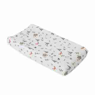 Little Unicorn Changing Pad Cover Forest Friends