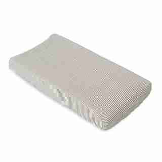 Little Unicorn Changing Pad Cover Grey Stripe