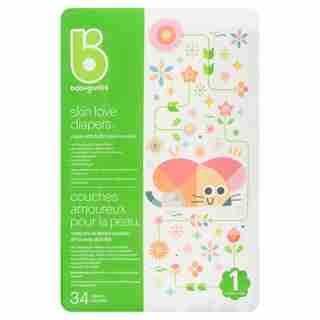 Babyganics Ultra Absorbent Diapers - Size 1 Bag - 34 Count