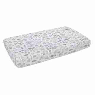 Lolli Living Kayden Fitted Crib Sheet 100% Cotton Elle Elephant
