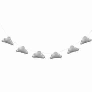 Lolli Living Knitted Garland Cloud Grey