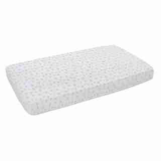 Lolli Living Fitted Crib Sheet 100% Cotton Muslin Cloud Grey