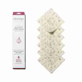 ABEEGO BEESWAX FOOD WRAP SMALL SET OF 6