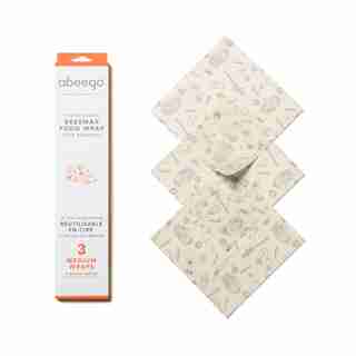 ABEEGO MEDIUM BEESWAX WRAP SET OF 3