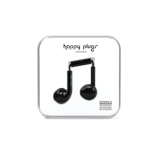 Happy Plugs Earbud Plus - Black