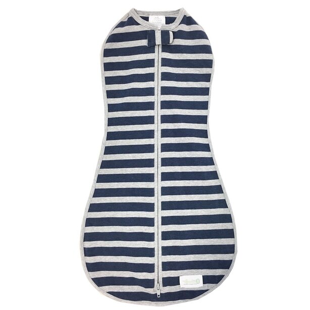 Woombie Original – Navy Gray Stripes, 14-19 lbs