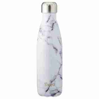 S'well White Marble Water Bottle 17 oz