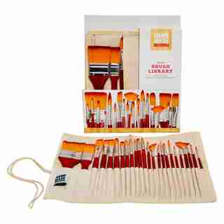 Hand Made Modern Ultimate Paintbrush Library Set of 24