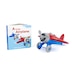 green toys airplane and board book