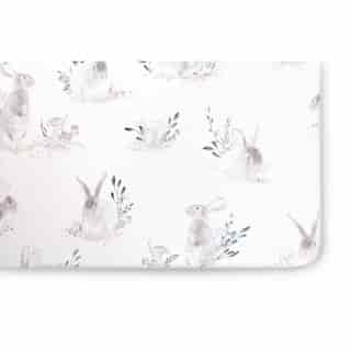 Oilo Jersey Crib Sheet - Cottontail
