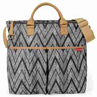 Skip Hop Duo Diaper Bag, Zig Zag Zebra