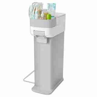 Skip Hop® Nursery Style Diaper Pail Grey and White