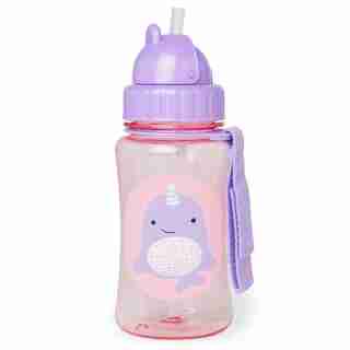Skip Hop® Zoo Straw Bottle Narwhal 350 ML