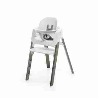 Stokke® Steps™ High Chair White accessories with Hazy Grey Legs