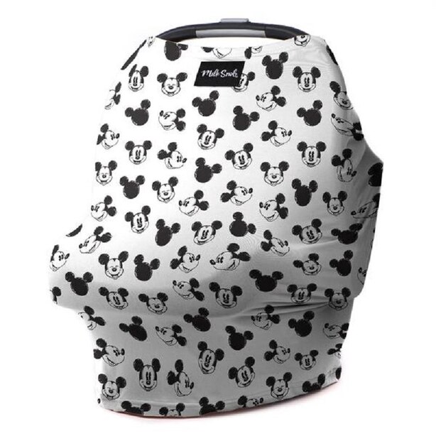Milk Snob® Multipurpose Infant Car Seat Cover Mickey Sketch