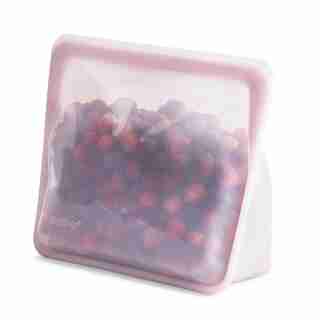 STASHER STAND UP BAG ROSE QUARTZ 56OZ