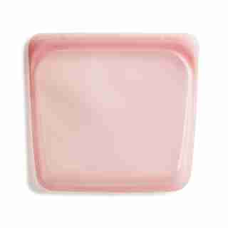 STASHER REUSIBLE SILICONE SANDWICH BAG GUAVA 15 OZ