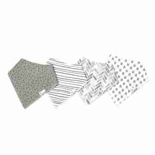Copper Pearl Baby Bandana Bibs Bibdanas Fashion-Forward Bibs 4-Pack Alta