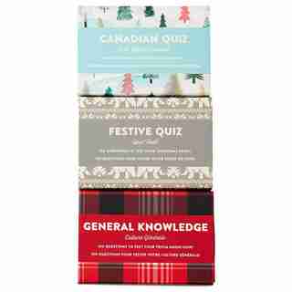Trivia Set of 3 - Canadian, Festive and General Knowledge