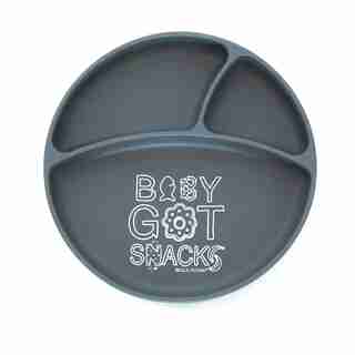 BELLA TUNNO SILICONE SUCTION PLATE, BABY GOT SNACKS