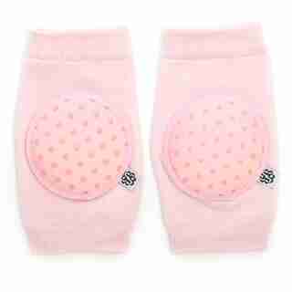 Bella Tunno Happy Knees Crawling Baby Knee Pads Heathered Light Pink