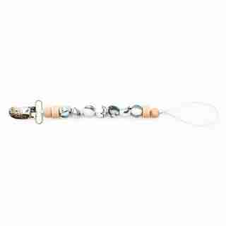Bella Tunno® Pacifier Clip 100% Silicone Bradley Black