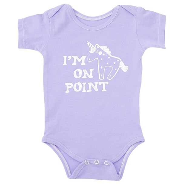 IndigoBaby x Bella Tunno Onesie I'm on Point 6-12 Months