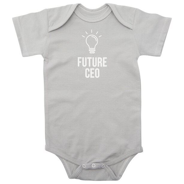 Bella Tunno® Onesie "Future CEO" 3-6 Months